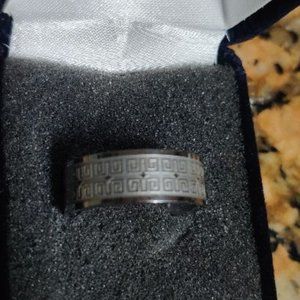 Steel Unisex Wide Ring.